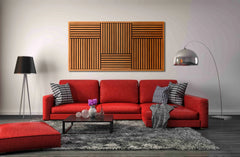 580 mm x 290 mm Acoustic Wall Covering Panel - LAN-403